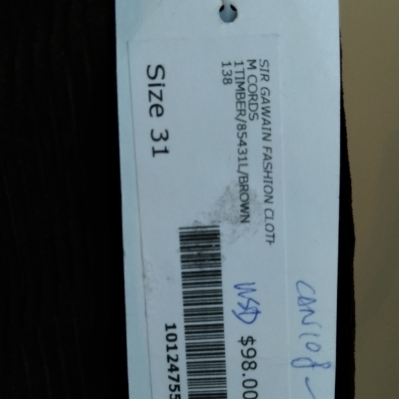 🌲Timberland 31" corduroy pants - NWT - Picture 9 of 12